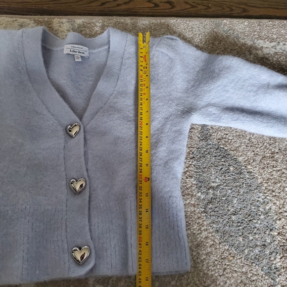 & Other Stories | Powder Blue Button Up Cardigian - Picture 8 of 9